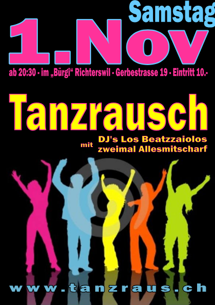 TanzRaus.ch Flyer als PDF